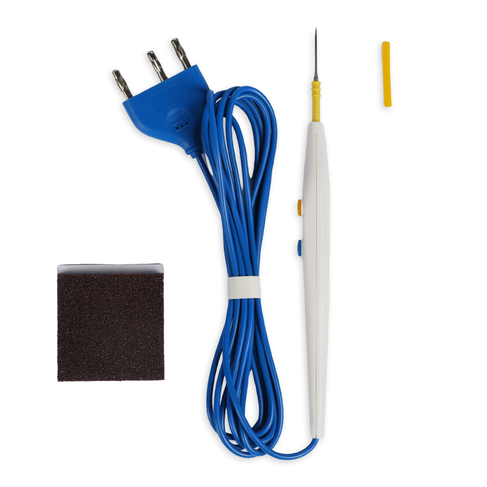 70mm Sharp Blade Stainless Steel Hand Switch Type Disposable Surgical Electrode Pencil