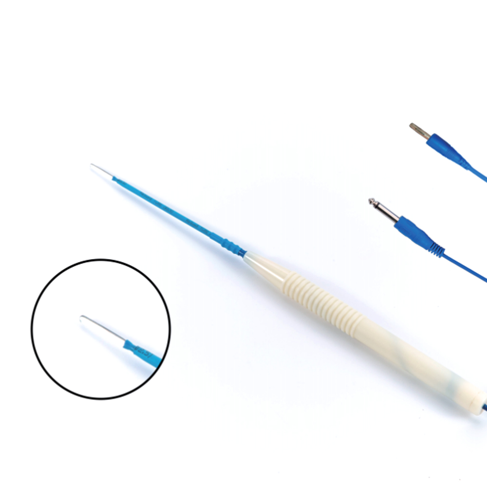 140mm Flat Blade Stainless Steel Foot Switch Type Disposable Surgical Electrode Pencil