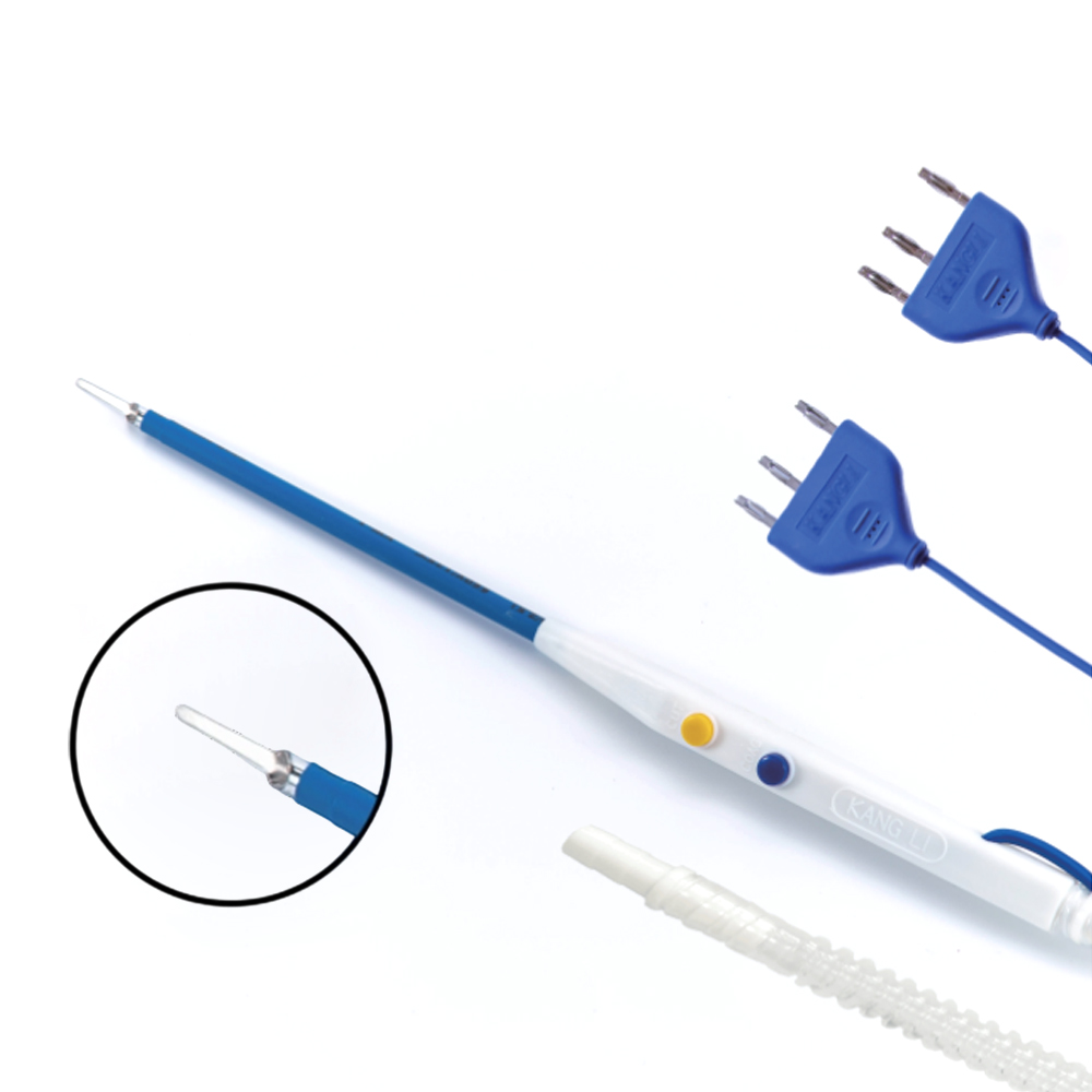 250mm Flat Blade Stainless Steel Hand Switch Type Disposable Surgical Electrode Pencil