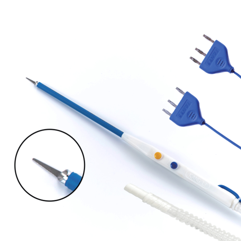 250mm Sharp Blade Stainless Steel Hand Switch Type Disposable Surgical Electrode Pencil