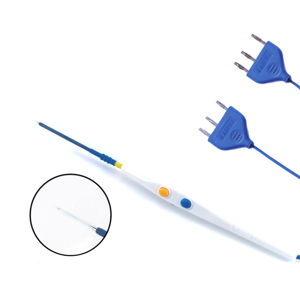 110mm Sharp Blade Stainless Steel Hand Switch Type Disposable Surgical Electrode Pencil