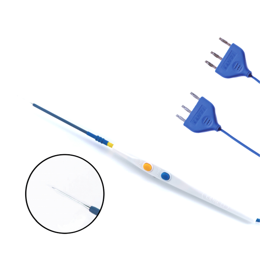 140mm Sharp Blade Stainless Steel Hand Switch Type Disposable Surgical Electrode Pencil