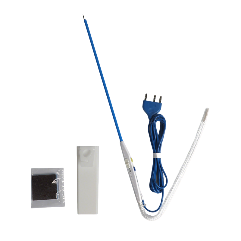 350mm Sharp Blade Stretchable Tungsten Metal Hand Switch Type Disposable Surgical Electrode Pencil