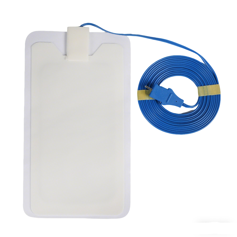 Adult Vertical Single-Stage Wired Disposable Neutral Electrode Plates